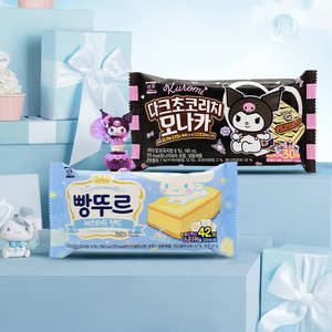熙周牌韩国进口冰淇淋蛋糕夹心牛奶味雪糕威化饼干夹心巧克力激凌