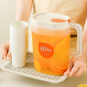 大容量冷水壶家用耐高温食品级塑料凉水壶夏天晾白开水杯茶水壶