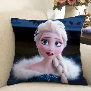 抱枕艾莎公主迪士尼冰雪奇缘安娜女生睡觉午睡枕可爱儿童靠枕靠垫