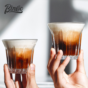 Bincoo咖啡杯高档精致复古美式Dirty玻璃杯澳白杯意式浓缩拿铁杯