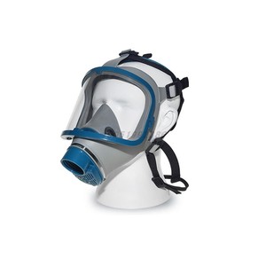 海固HG-911罩硅胶防毒面具大视野气密型防护面具宝蓝灰硅胶防护面