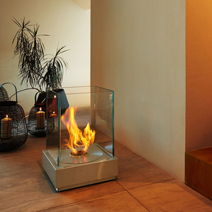 北欧小型真火家用壁炉装饰柜木柴燃木电子酒精炉芯取暖器户外火炉