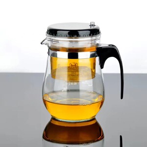 PC内胆分盖分体 飘逸杯 玲珑杯 耐热玻璃杯透明  品牌办公室泡茶