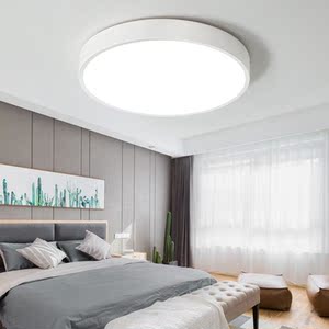 京东购物商城卧室灯吸顶灯led简约现代温馨浪漫创意个性马卡龙圆