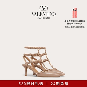 【24期免息】华伦天奴VALENTINO女士 ROCKSTUD 铆钉高跟鞋凉鞋