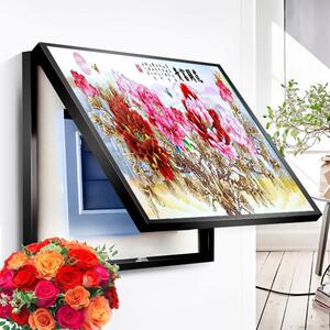 电表盒装饰2021新款配电盒装饰画空气开关盒子燃气表箱遮挡装饰