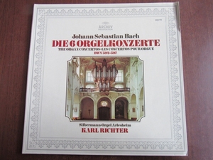 巴赫作品 管风琴协奏曲  李希特指挥 德版  LP黑胶唱片