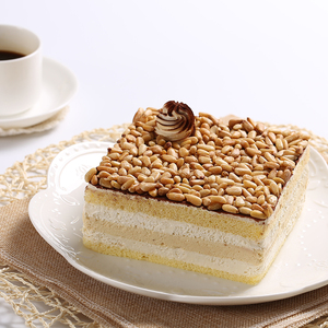 唯品客松子仁坚果慕斯低糖新鲜乳脂奶油蛋糕合肥芜湖阜阳同城配送