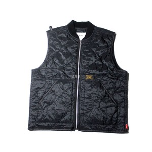 现货 WTAPS CREEPER/VEST.NYLON.RIPSTOP 17AW 黑金标羽绒棉马甲