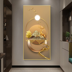 玄关背景墙瓷砖过道