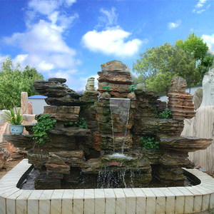 千层石假山水景
