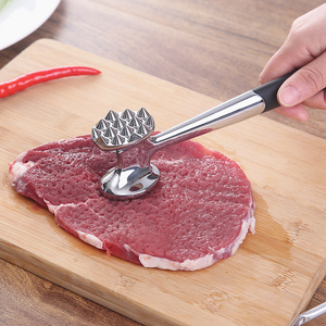 实心松肉锤家用断筋松肉针厨房锤肉锤子打肉器牛排猪扒鸡排敲肉锤