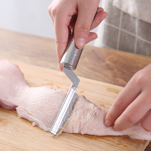 猪蹄缝去猪毛神器家用猪头肉专用刮毛工具牛羊屠宰拔毛夹钳剃毛刀