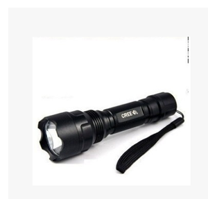 美国CREE LED Q5灯泡 C28 3档 户外强光手电筒防水防身携带夜骑