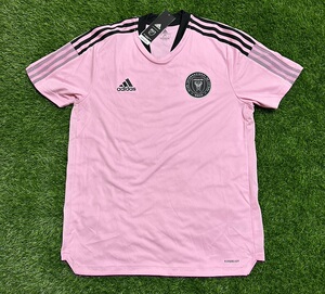adidas 国际迈阿密 美国大联盟mls足球训练短袖 冷门球衣 猛男粉