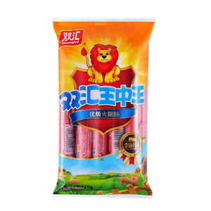 双汇王中王270g火腿肠30g9支3袋装香肠泡面拍档火腿肠小零食