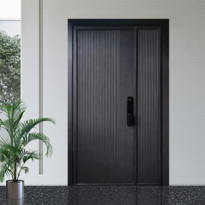 防爆别墅大门铸铝门双开子母门入户甲级锌合金家用铜门进户防盗门