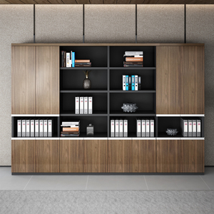 办公室背景墙柜