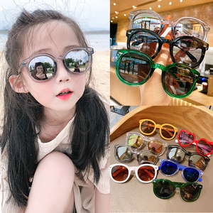 儿童太阳镜墨镜韩版小孩眼镜时尚潮男童女童宝宝防紫外线眼镜遮阳