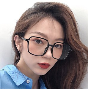 oversize眼镜框ins四方大框防蓝光眼镜框女护目眼镜防蓝光显脸小