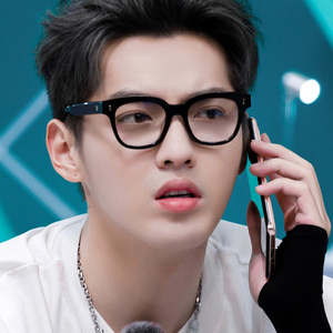 吴亦凡同款gm近视眼镜男黑框眼睛架男大脸复古可配度数wild&wild2