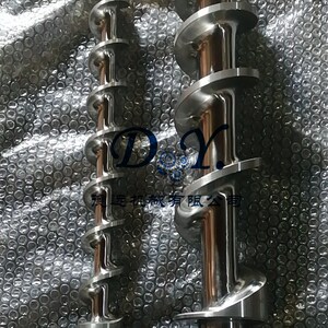 定制不锈钢送料螺杆黄铜镀锌喂料传送螺旋输送杆挤出机双螺杆配件