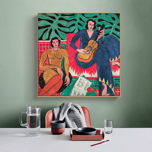 matisse马蒂斯音乐蜗牛剪纸静物大洋洲diy数字油画手绘填色装饰画