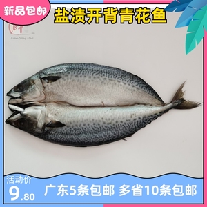 开片青花鱼一夜干鲭鱼盐渍腌制鲐鱼鲅鱼冷冻海鲜寿司日料烧烤商用