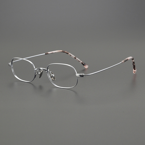 6克极简风日本记忆纯钛超轻眼镜框女眼镜架男小框高度数近视镜框