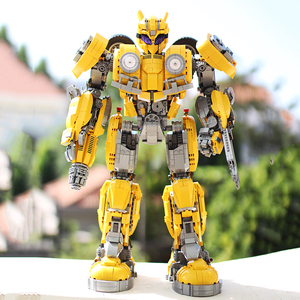 乐高大黄蜂机器人变形金刚机甲模型男孩子成年高难度拼装积木玩具