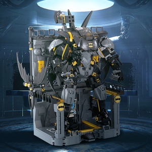 乐高蝙蝠英雄侠机甲巨大型稀有装甲战甲男孩子机器人拼装积木玩具