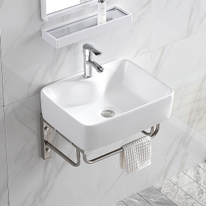 简易洗脸盆柜组合挂墙式迷你洗手池小户型卫生间厕所阳台洗漱台