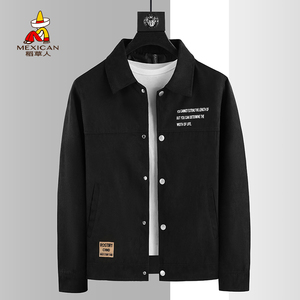 00稻草人男装旗舰店天猫稻草人日系纯色长袖圆领卫衣男士春秋潮牌