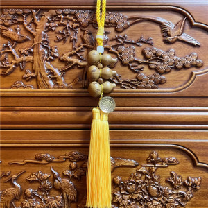 百草明咒葫芦 葫芦卸 三连葫芦 挂床头 卧室门后冲 床头朝西 健康