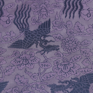 凤穿花卉锦罗汉服四经花罗真丝面料桑蚕丝布料女杭罗丝绸厂家直销