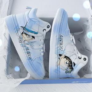 回力男鞋联名空军一号高帮板鞋限量ow樱花名侦探柯南情侣板鞋春季