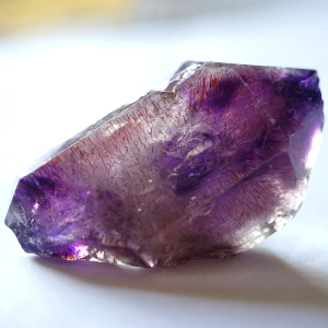 padma赞比亚天然超七紫发水晶原石矿标 super7三轮骨干 古老智慧