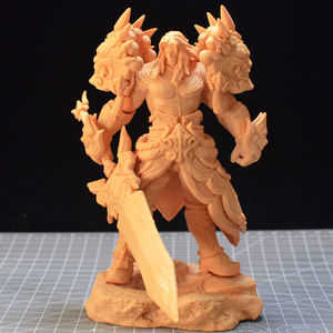 项羽霸王别姬手办摆件礼物模型白模 寒武纪gk