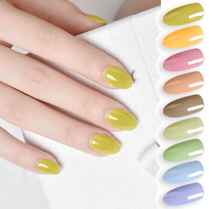 magico茉季网红款绿色指甲油女半透果冻色美甲胶甲油胶持久光疗胶