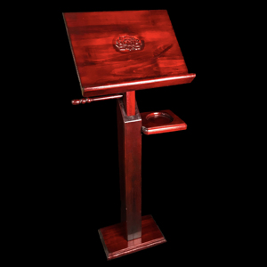 经书架诵经架读经架立式实木升降读经架子念经架木鱼地钟架念经架