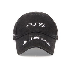 国现Balenciaga巴黎世家 男女同款 做旧 黑色 棒球帽 帽子