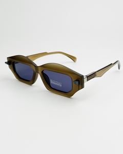404的店复古异形长方形墨镜色块前卫风格时髦太阳眼镜防紫外线女