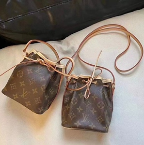 lv水桶包mini老花