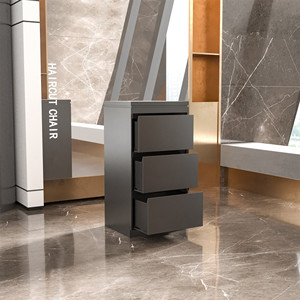 不锈钢理发店工具柜子美发店储物柜工具车网红剪发柜抽屉发廊专用