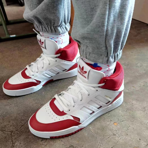adidas阿迪达斯三叶草男子 rivalry王嘉尔同款高帮休闲板鞋ee5928