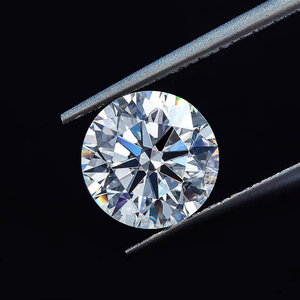 高品质d色fl净度3ex切工八心八箭莫桑钻人工钻石支持来图定制款式