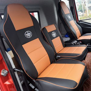 一汽解放j6l座套龙v麟vh四季全包座椅套专车专用全包皮革货车坐套