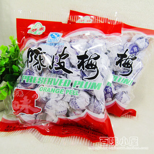 【5袋起包邮】香港风味 华泰 陈皮梅 蜜饯果脯 酸甜梅子 400g
