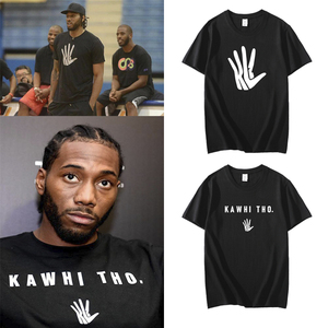 伦纳德莱昂纳德大手篮球t恤卡哇伊小卡快船队2号中国行同款短袖夏
