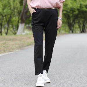 2020春夏新款菲玛掂200072弹力修身显瘦金边小脚裤九分裤打底女裤